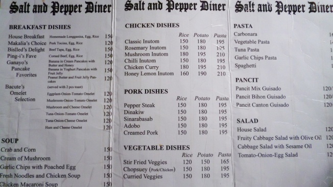 salt and pepper sagada menu